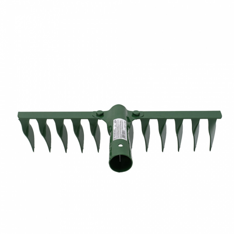 Граблі садові кручені 12 зубів 320×82мм заклепувальне кріплення GRAD (5051915)-5051915
