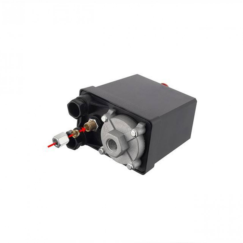 Пресостат 380В (блок автоматики компресора) 10 bar INTERTOOL PT-9096-PT-9096