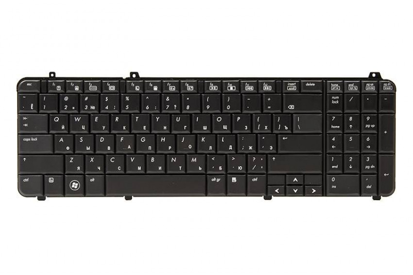 Клавіатура для ноутбука HP Pavilion DV6-1000, DV6T-1000 чорний, чорний кадр-KB310333