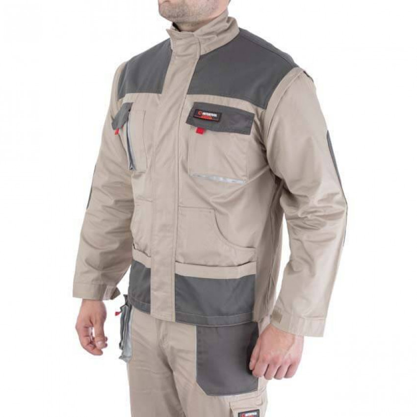 Куртка робоча 2 в 1, 100% бавовна, щільність 180 г / м2, XXXL INTERTOOL SP-3036-SP-3036