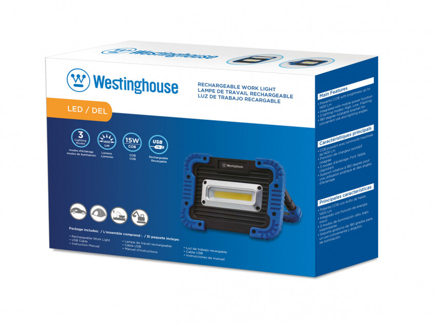 Ліхтар 15W COB LED WF57N + Мicro USB кабель в комплекті-WF57N-CB