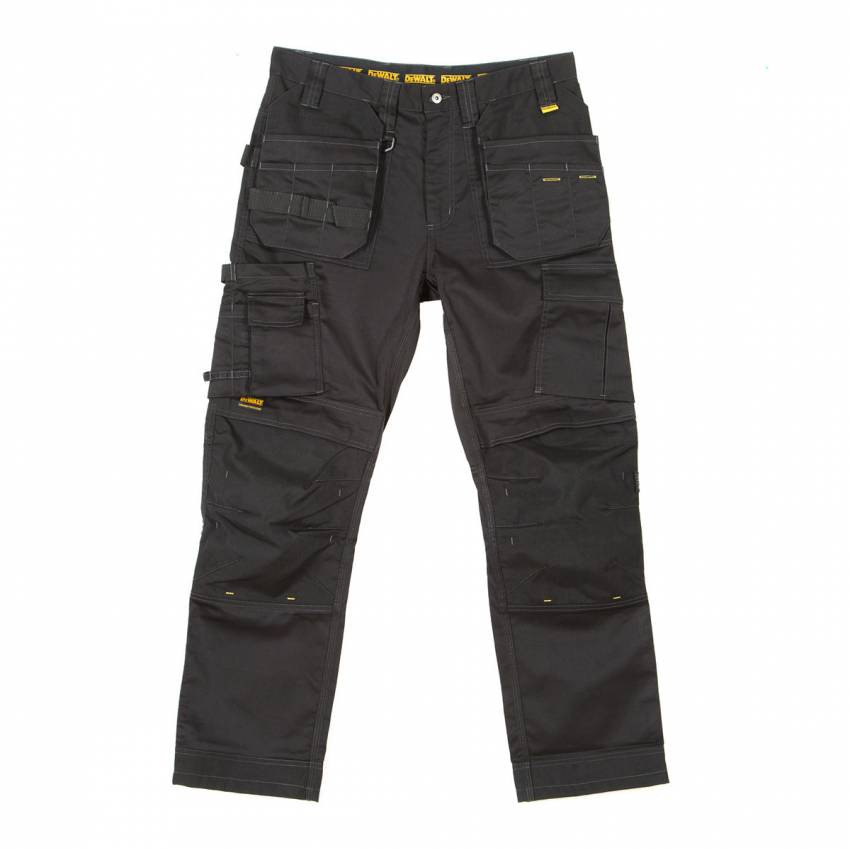 Штани робочі Dewalt Thurlston Trousers чорні розмір 30/33 склад 100% поліестер стрейч, не водопроник-DWC100-001-3033