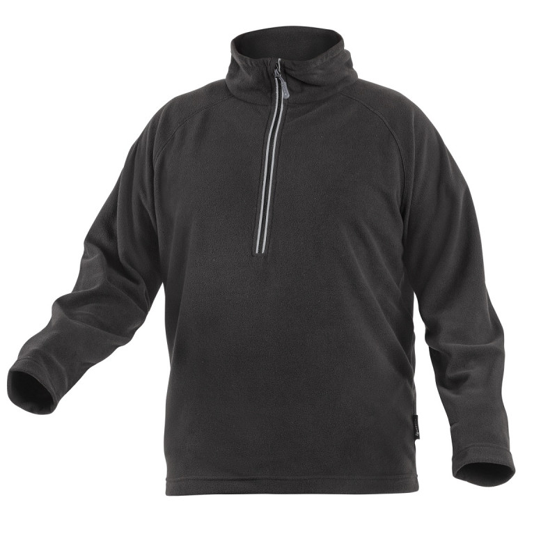 Блуза флісова на блискавці EDER, чорна HOEGERT S HT5K374-S-HT5K374-S