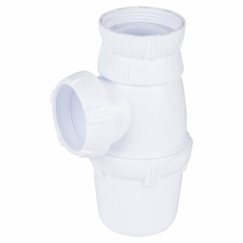 Сифон для кухонної мийки 1½"×Ø40мм WIRQUIN (9542830)-9542830