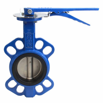 Затвор міжфланцевий «батерфляй» 3'' корпус чавун (GGG50) диск нерж (SS304) EPDM PN16 FLORA (5080144)-[articul]