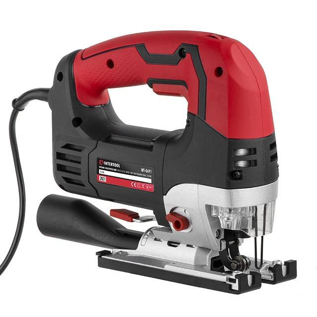 Електролобзик 900 Вт, 1000-3000 хід/хв., безключевий патрон, макс. гл. розпилу 120 мм, алюмінієва платформа INTERTOOL WT-0491-WT-0491