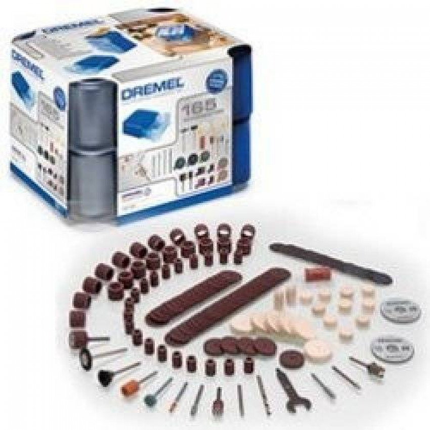 Набір насадок багатофункціональний модульний Dremel 722 165 шт-26150722JB