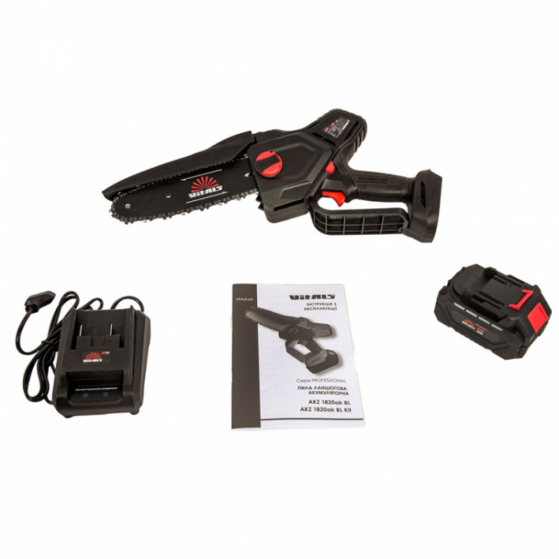 Пила ланцюгова акумуляторна Vitals Professional AKZ 1820ak BL Kit-237654