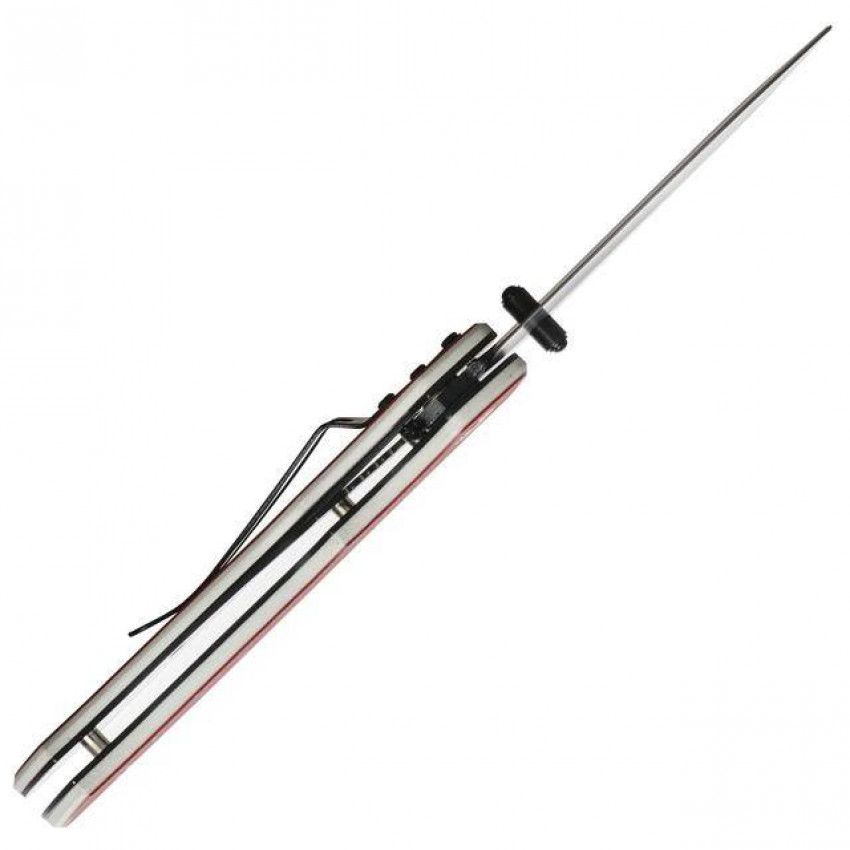 Ніж складаний 194 мм, ручка з металевими вставками. INTERTOOL HT-0595-HT-0595