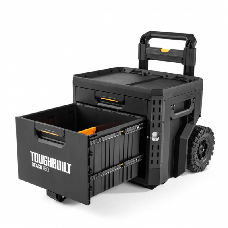 Ящик для інструментів TOUGHBUILT TB-B1-D-R92 StackTech на колесах з 1+1 висувними шухлядами-TB-B1-D-R92