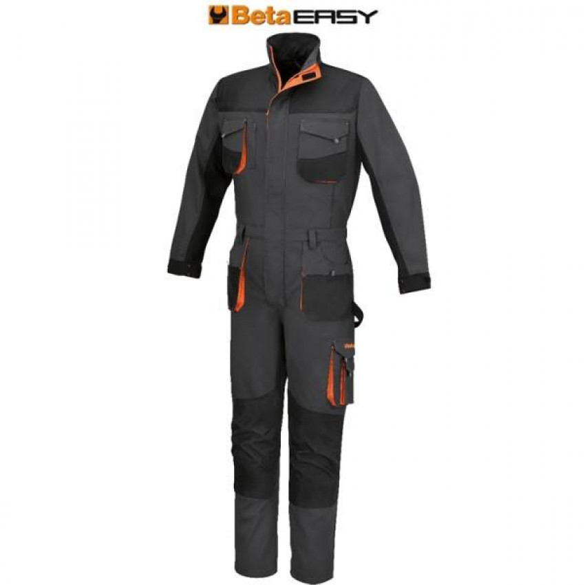 7905G XXL-WORK OVERALLS, GREY-079050805