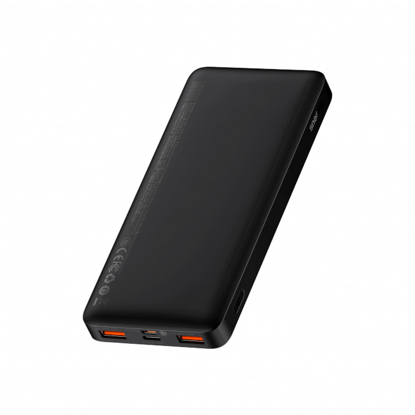 Зовнішній акумулятор Baseus Bipow Digital Display QC 20W 10000mAh Чорний PPDML-L01-