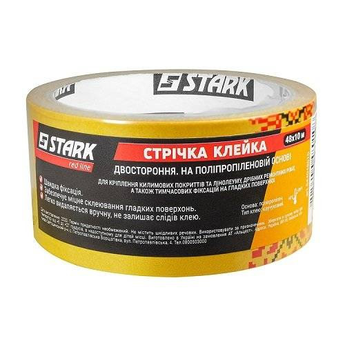Скотч двосторонній Stark 48х10м-544048010