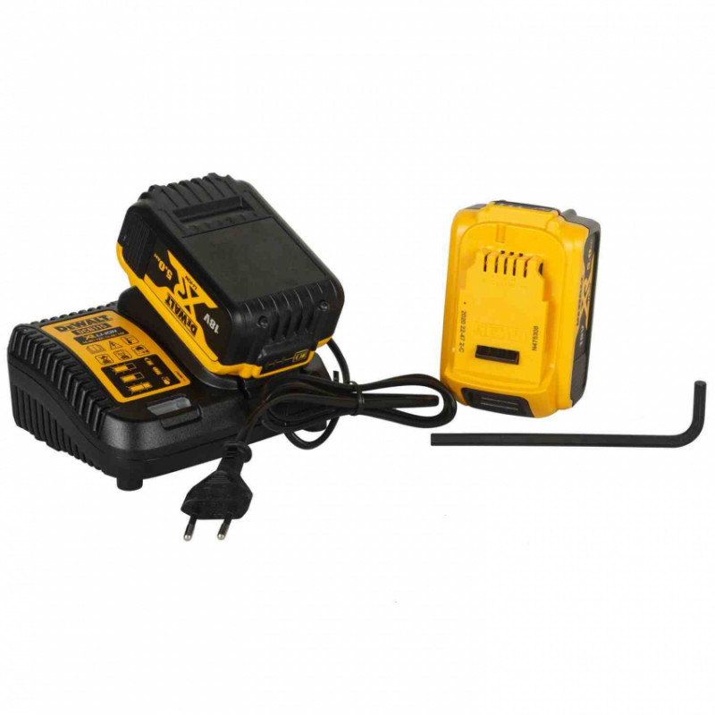 Шліфмашина кутова - болгарка акумуляторна безщіткова DeWALT DCG405S2T-DCG405S2T