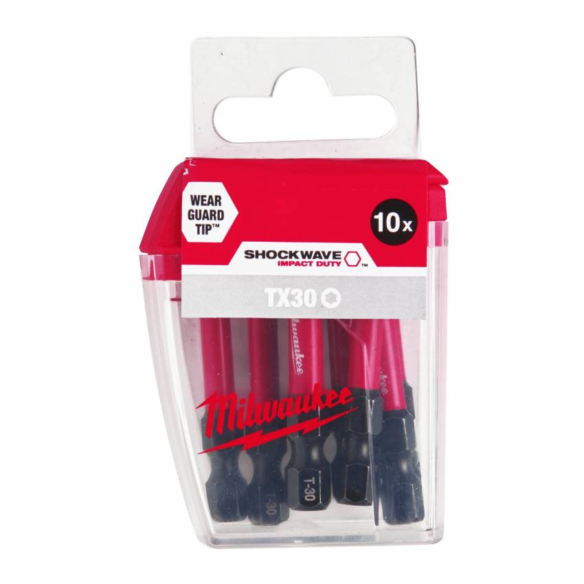 Біта SHOCKWAVE MILWAUKEE, TX30, 50мм, (10шт)-4932471574