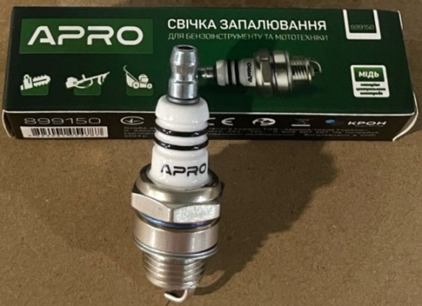 Свічка запалювання для бензоінструменту та мототехніки APRO-899150