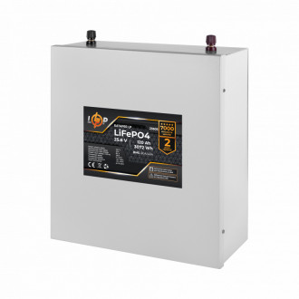 Акумулятор LP LiFePO4 25,6V - 120 Ah (3072Wh) (BMS 80A/40А) метал для ДБЖ