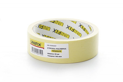 Стрічка клейка малярна MR-7030261P преміум 30мм*20м UNIFIX-[articul]