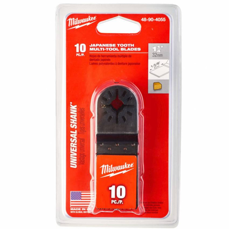 Полотно для багатофункціонального інструменту Fast Cut MILWAUKEE, 32мм, (10шт)-48904055