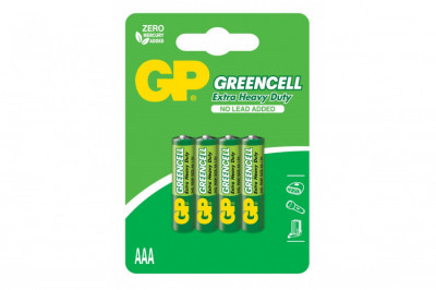 Батарейка GP GREENCELL 1.5V сольова  24G-U4,R03 блістер-[articul]