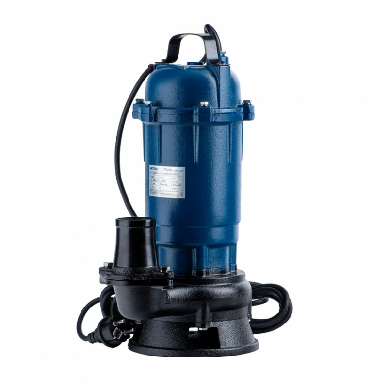 Насос каналізаційний 1.1кВт Hmax 10м Qmax 200л/хв без поплавка WETRON (773360)-773360