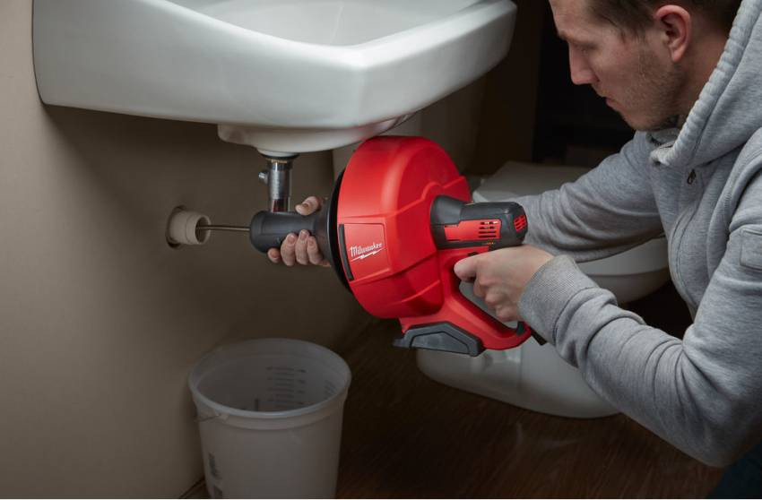 Машина прочисна акумуляторна MILWAUKEE, M12 BDC8-0C, трос 8м-4933451632