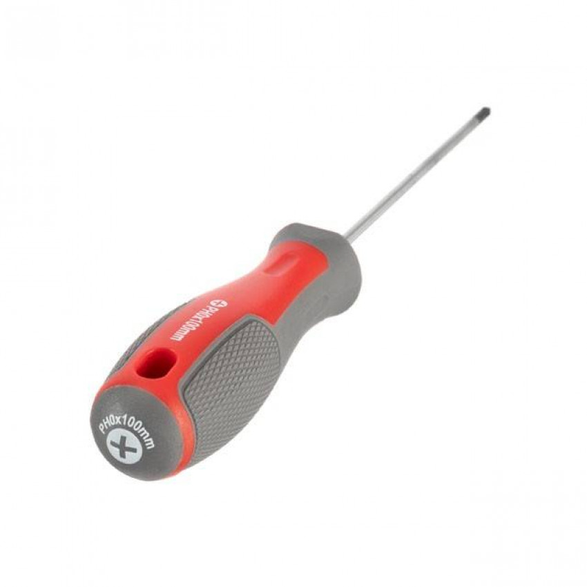 Викруткa PH0 * 100 мм, CR-V INTERTOOL VT-3314-VT-3314