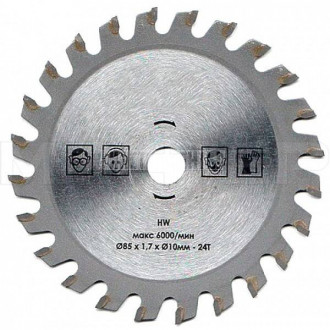 Диск по дереву TCT 85x10x24T-[articul]