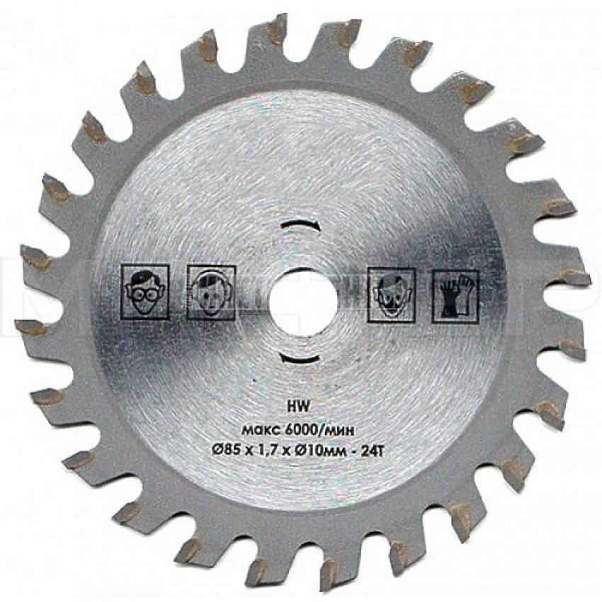 Диск по дереву TCT 85x10x24T-ДД85x10x24T