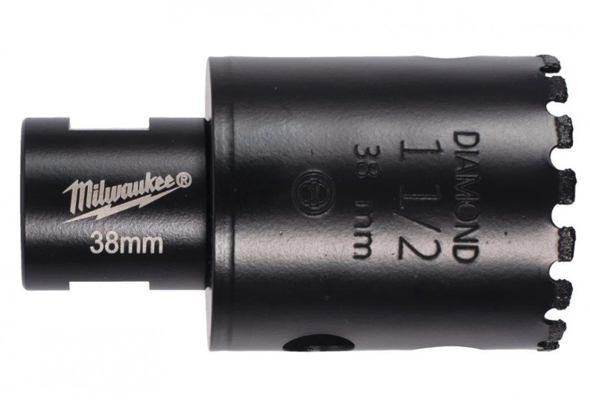 Коронка алмазна M14 Diamond Max MILWAUKEE, Ø38мм (суха)-4932498356