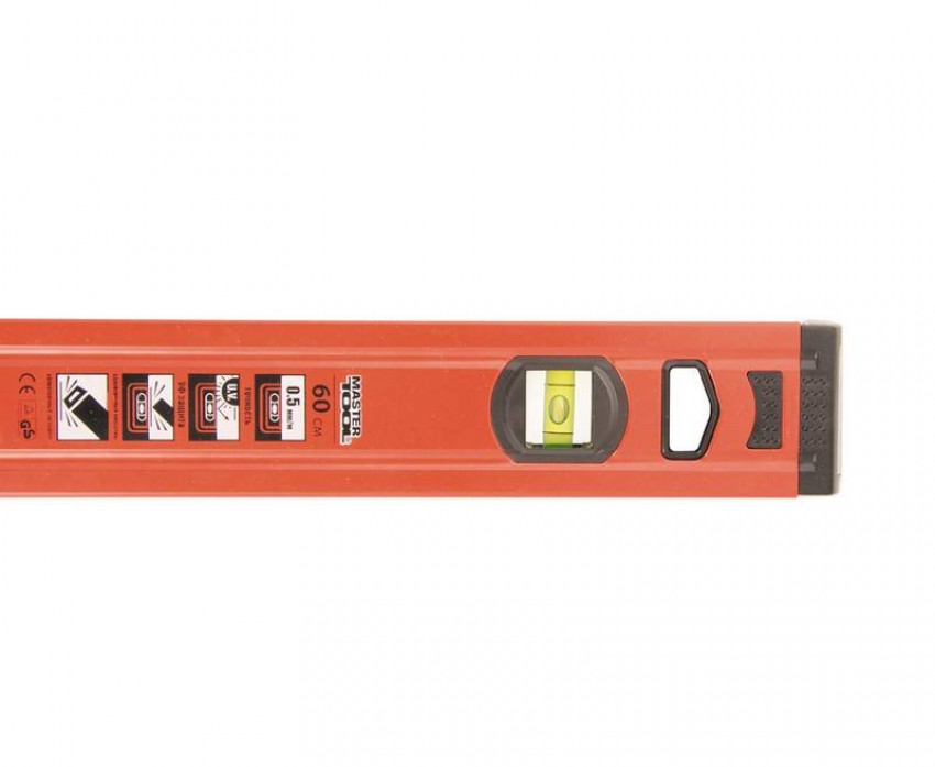 Рівень MASTERTOOL 60 см 2 капсули 0.5 мм/м фрезерована поверхня 37-0603-37-0603