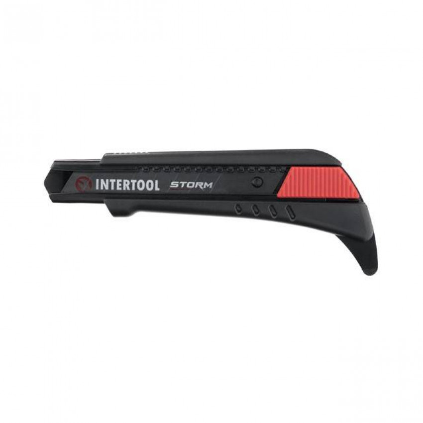 Ніж сегментний для лінолеуму 18мм, металева напрямна, STORM INTERTOOL HT-0538-HT-0538
