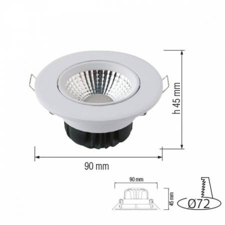 Світлодіодний світильник SONIA-5 5W-016 035 0005