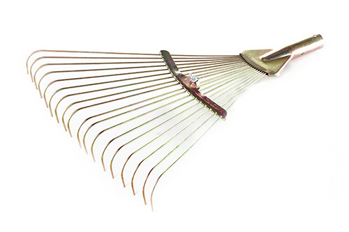 Граблі віялові регульовані 210—400мм 18 круглих прути СИЛА-550863