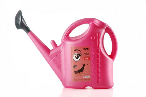 Лійка садова 10л (рожева) СИЛА-551602