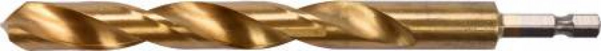 Свердло по металу титанове YATO: HSS-ТІН, Ø=13 мм, l=151 мм, 6-гран. HEX-1/4"-YT-44776