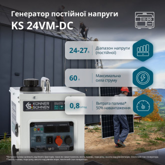 Генератор постійної напруги KS 24VM-DC-[articul]