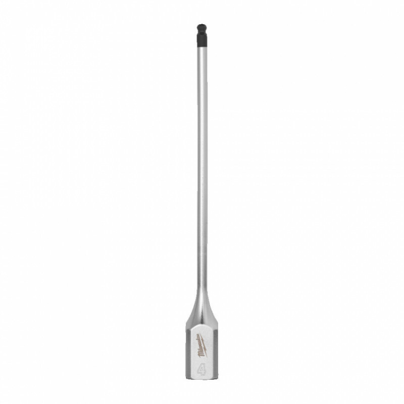 Головка торцева хромована 3/8'' MILWAUKEE подовжена з бітою кулькою Hex, 4мм-4932500455