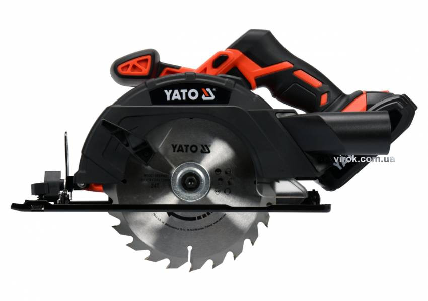 Пила дискова акумуляторна YATO Li-Ion 18 В 2 Агод диск 165 мм-YT-82810