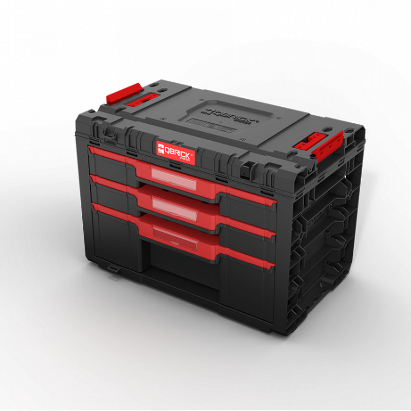 Ящик для інструментів QBRICK SYSTEM PRIME Drawer 3 Toolbox Basic IP66 Розмір: 542x 335 x 369-SKRQPRIMD3BCZAPG003