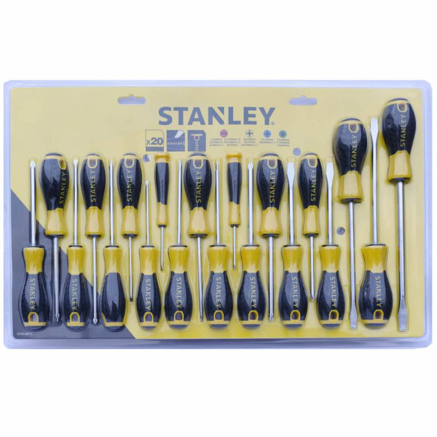 Набір із двадцяти викруток ESSENTIAL STANLEY STHT0-60213-STHT0-60213