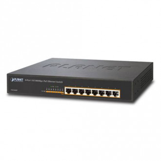 Некерований комутатор PoE Planet FSD-808P (8-Port 10/100Mbps PoE)-[articul]