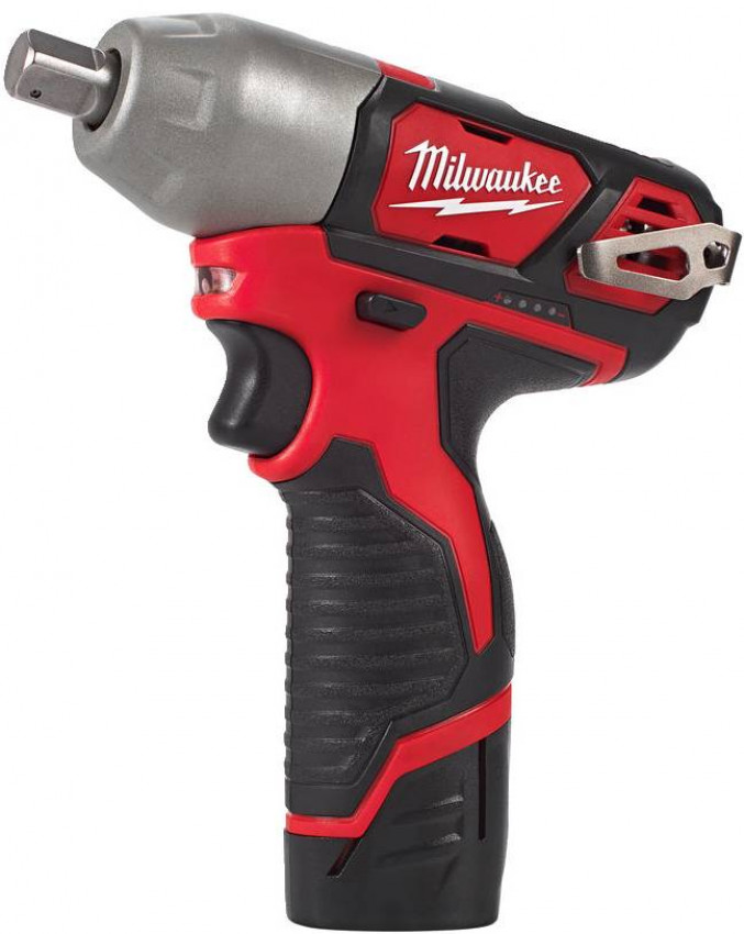 Гайкокрут акумуляторний 1/2" MILWAUKEE, M12 BIW12-202C, 138Нм, ( зар.пристрій, 2 акум.Х 2Ач, кейс)-4933447133