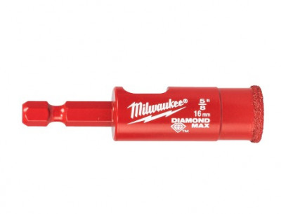 Коронка алмазна Diamond Plus MILWAUKEE, Ø16,0мм (1/4 Hex)-[articul]