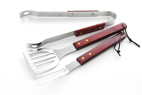 Набір інструментів для барбекю на блістері (3шт, 34см) СИЛА-960500.1