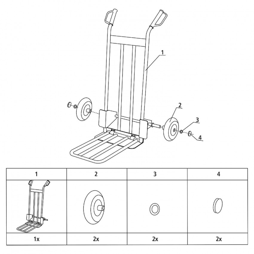Візок вантажний складний STANLEY SXWT-HT535-SXWT-HT535