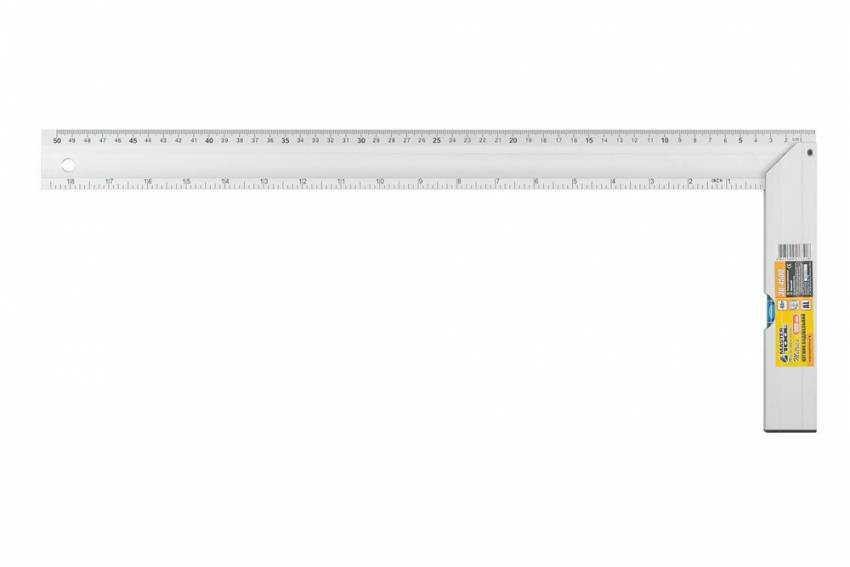 Кутник будівельний MASTERTOOL 500 мм AL-AL капсула 0.5 мм/1 м 30-4500-30-4500