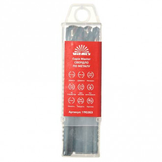 Свердло по металу HSS 4341 9,5 (5 шт.) Vitals Master