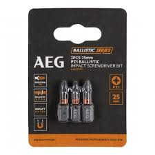 Біта ударна AEG AAK252PZ1,  PZ1, 25мм (3шт)-4932479170