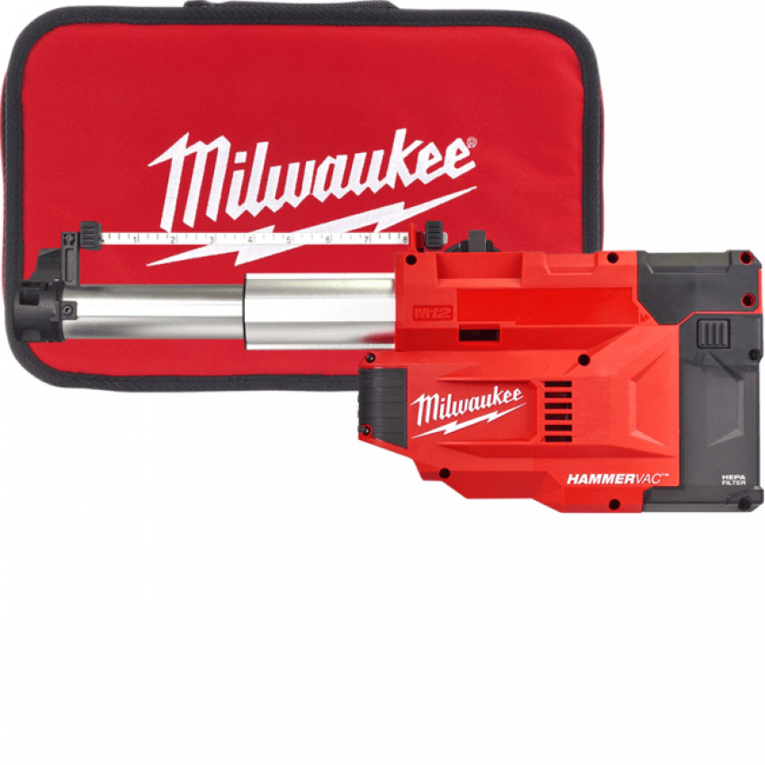 Акумуляторна система пилевидалення MILWAUKEE M12 UDEL-0B класса L 4933471460-4933471460